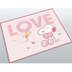Tapis - Snoopy - -Love- - Rose - 100 cm x 120 cm