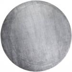Tapis ronds gris en viscose diamètre 170 cm modernes 