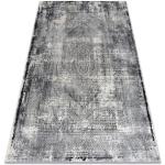 Tapis vintage Dywany Łuszczów gris anthracite en polyester 80x150 modernes 