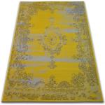 Tapis vintage Dywany Łuszczów jaunes en polypropylène 80x150 