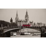 Tapisserie déco poster LONDON BUS 3 x 2,70 m | Déco et photo murale XXL Qualité HD Scenolia