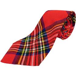 Tartanista - Cravate pour homme - tartan traditionnel écossais - Royal Stewart - Taille unique