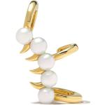 Bracelets de perles en or jaune 18 carats pour femme 