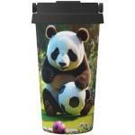 Tasses design en acier à motif pandas inoxydables 500 ml 