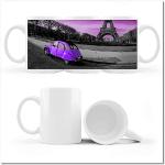 Tasse à café et thé avec photo violet Citroen N° H1095Z_Cup