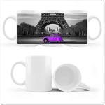 Tasse à café et thé avec photo Violet Citroen Tower N° H1063Z_Cup