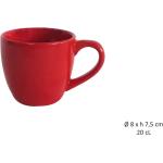 Tasses à café rouges en lot de 12 