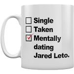 Tasse Mentally Dating Jared Leto blanc