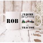 Tasses à motif tracteurs 