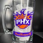Tasses À Bière Personnalisées - Tasses De Sport 26, 5 Oz Phoenix Suns