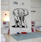 TATOUTEX Stickers éléphant - Vert Forêt, L 80cm x
