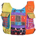 TATTOPANI Sac à bandoulière long style multicolore hippie pour femme-BAGS0001S
