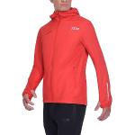 Vestes de running rouges en shoftshell respirantes Taille XL look fashion pour homme 