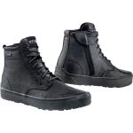 Chaussures noires en gore tex en cuir étanches Pointure 43 look vintage pour homme 