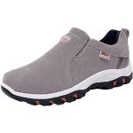 Chaussures de randonnée grises à paillettes à talons compensés à bouts ronds Pointure 43 look fashion 