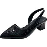 Chaussures de randonnée noires légères Pointure 42 avec un talon entre 5 et 7cm look fashion pour femme 