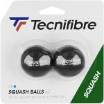 Balles de squash Tecnifibre noires 