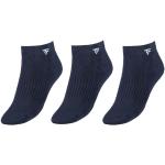 Tecnifibre Lot de 3 paires de chaussettes basses, bleu marine, 3-6