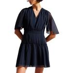 Mini robes Ted Baker bleus foncé à volants minis Taille XL look casual pour femme 