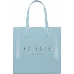 Cabas en cuir Ted Baker bleues claires en fibre synthétique look fashion pour femme 