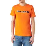 T-shirts Teddy Smith orange à manches courtes à manches courtes Taille S look fashion pour homme 