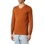 Pulls Teddy Smith Pulser orange à mailles Taille XL look fashion pour homme en promo 