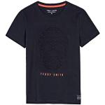 T-shirts à manches courtes Teddy Smith bleu nuit Taille 12 ans look fashion pour garçon de la boutique en ligne Amazon.fr 