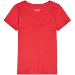 T-shirts Teddy Smith rouges à manches courtes à manches courtes à col rond Taille XL look fashion pour femme 