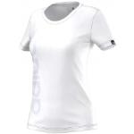 T-shirts adidas Performance blancs à manches courtes à manches courtes Taille XXS pour femme 