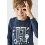 T-shirts à imprimés Vertbaudet bleu marine en coton Taille 14 ans pour garçon en promo de la boutique en ligne Vertbaudet.fr 