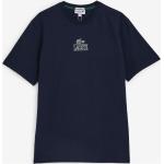 T-shirts col rond Lacoste bleus à col rond Taille XS classiques pour homme en promo 