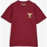 T-shirts Mitchell and Ness rouges NBA à manches courtes Taille L pour homme 