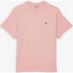 T-shirts Lacoste Classic roses Taille L classiques pour homme 