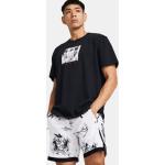 T-shirts Under Armour Curry noirs Bruce Lee Taille L pour homme 