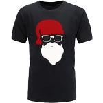 T-shirts equalizer pour fêtes de Noël noirs à col rond Taille S plus size look asiatique pour homme 
