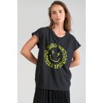 T-shirts Le Temps des Cerises noirs à manches courtes à manches courtes à col rond pour femme 