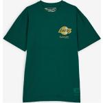 T-shirts basiques Mitchell and Ness vert foncé Lakers Taille XS look sportif pour homme 