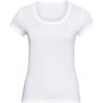 T-shirts Odlo blancs à manches courtes à manches courtes Taille L pour femme en promo 