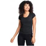 T-shirts Odlo noirs à manches courtes à manches courtes Taille XS pour femme 