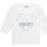 Tee-Shirt Manches Longues Blanc Kenzo Kids