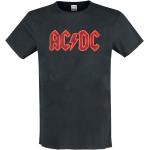 T-shirts Amplified gris foncé en coton AC/DC Taille XS look fashion pour homme 