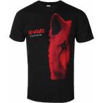 T-shirts à imprimés noirs en coton à motif loups Taille XL look Rock pour homme 