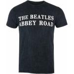 tee-shirt métal beatles - abbey road sign bl dip-dye - rock off - beattee412mdd S
