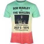 T-shirts à imprimés noirs Bob Marley Taille XXL look Rock pour homme 