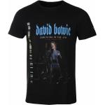 T-shirts à imprimés noirs en coton David Bowie Taille XXL look Rock pour homme 