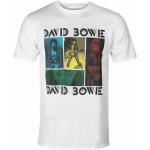 T-shirts à imprimés noirs en coton David Bowie Taille XL look Rock pour homme 