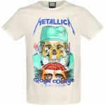 T-shirts Amplified beige clair en coton Metallica Taille XXL look fashion pour homme 