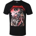 T-shirts noirs en coton Metallica Taille M look fashion pour homme 