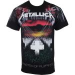 T-shirts noirs en coton Metallica Taille S look fashion pour homme 