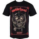 tee-shirt métal motörhead - anniversary - rock off - mheadtee05mb S